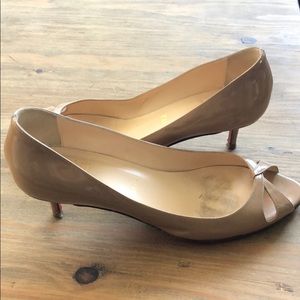 USED Christian Louboutin Kitten Heels
